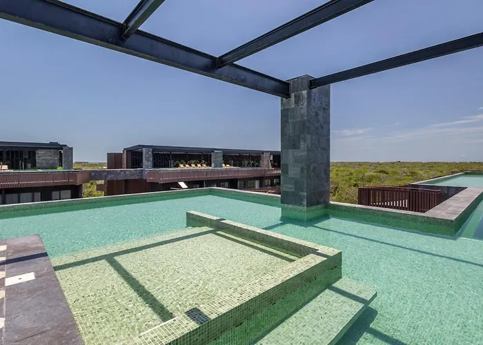 Deluxe 1 Bdr Zone Rooftop Pool W Sea View Apartment Tulum